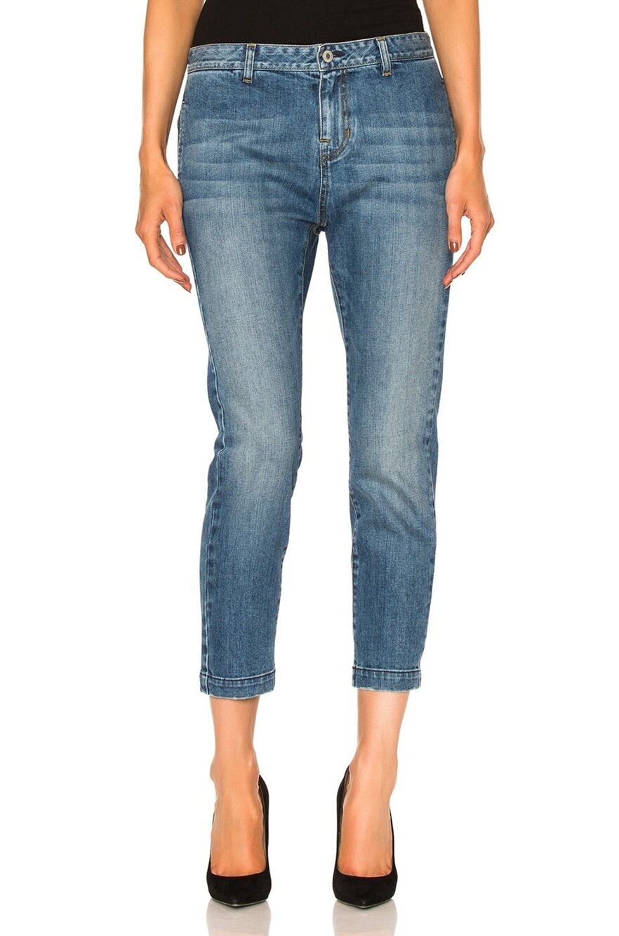 Nili Lotan Tel Aviv Slight Drop Narrow Leg Jeans Size 25